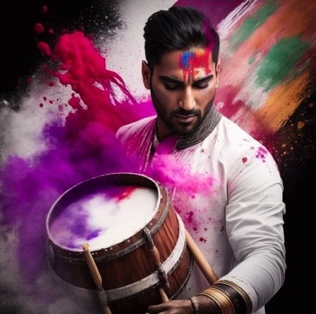 Indian Wedding Dhol Player